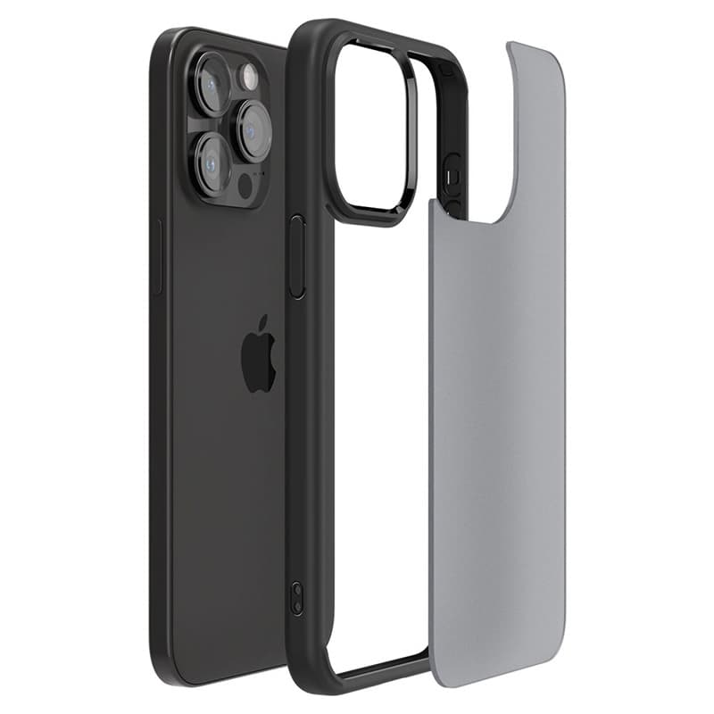 Spigen Ultra Hybrid - Case for iPhone 15 Pro (Frost Black) 4