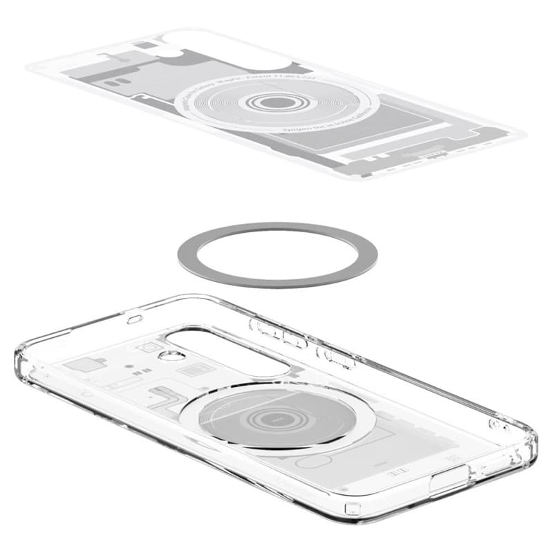 Spigen Ultra Hybrid Mag MagSafe - Case for Samsung Galaxy S25 (Zero One White) 7