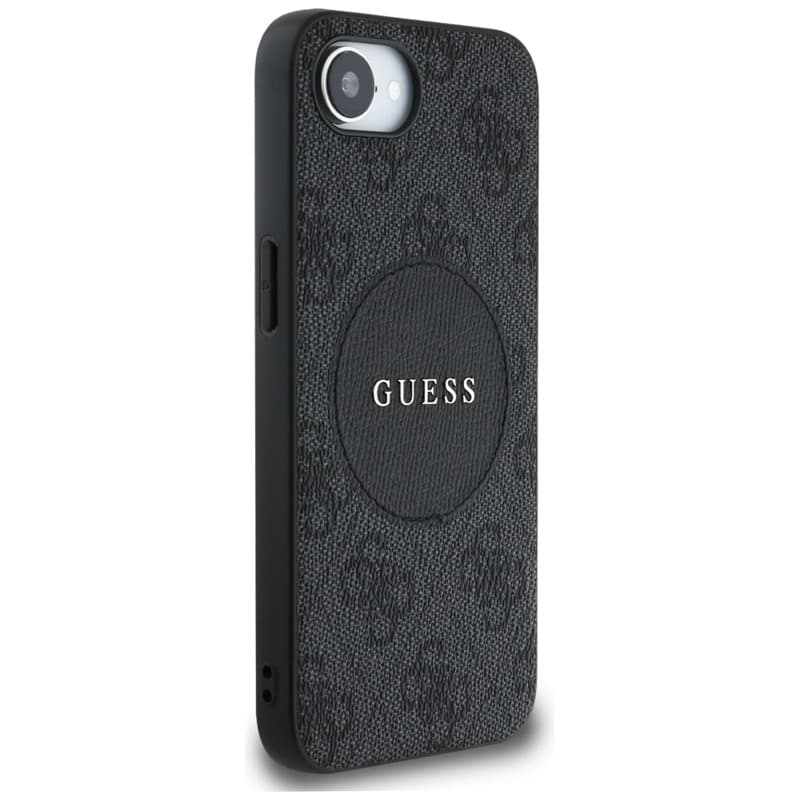 Guess 4G Circle Classic Logo MagSafe - Case for iPhone 16e (black) 4