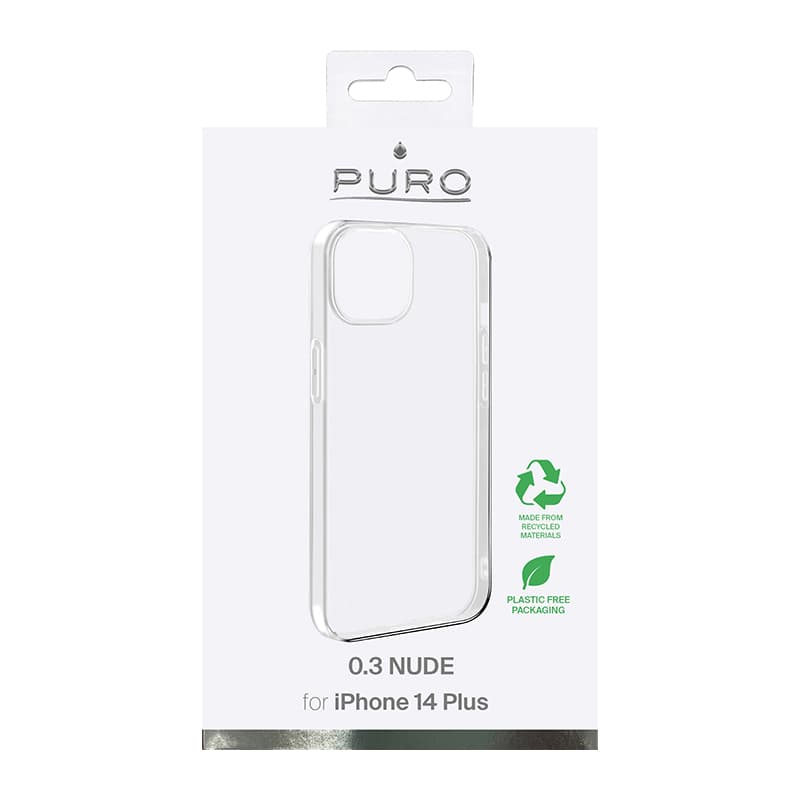 PURO 0.3 Nude Case for iPhone 14 Plus (Clear) 3
