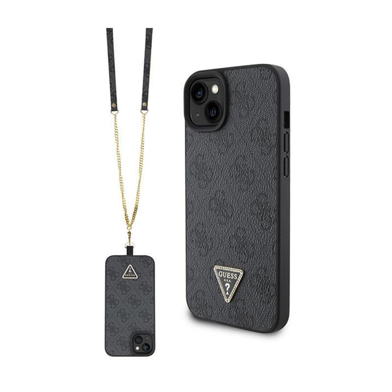 Guess Crossbody 4G Metal Logo - iPhone 15 Case (black) 1