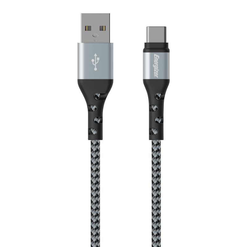 Energizer Ultimate - USB-A to USB-C connecting cable 2m (Silver)