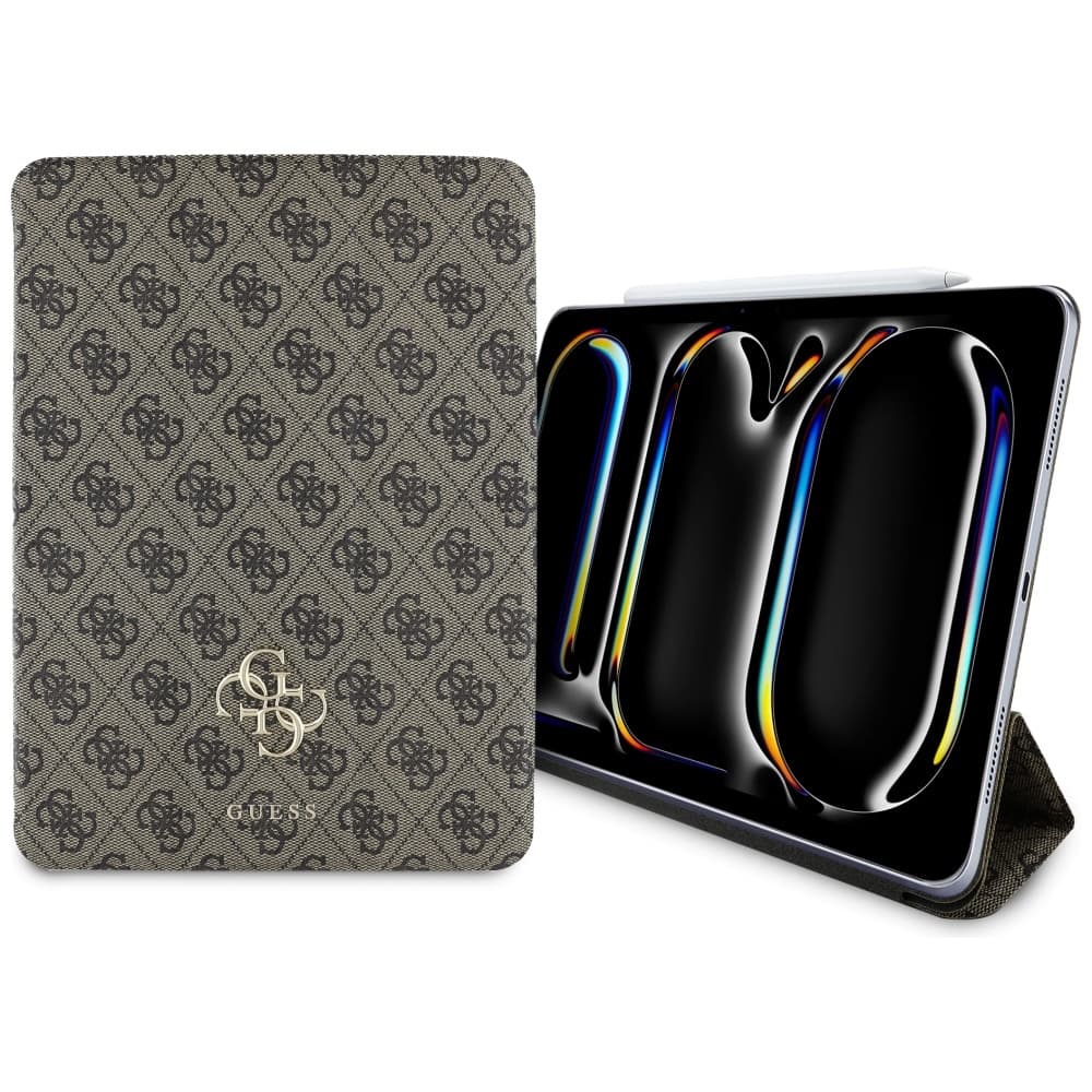 Guess Magnetic 4G Big Logo - Case iPad Pro 11" M4 (2024) (brown)