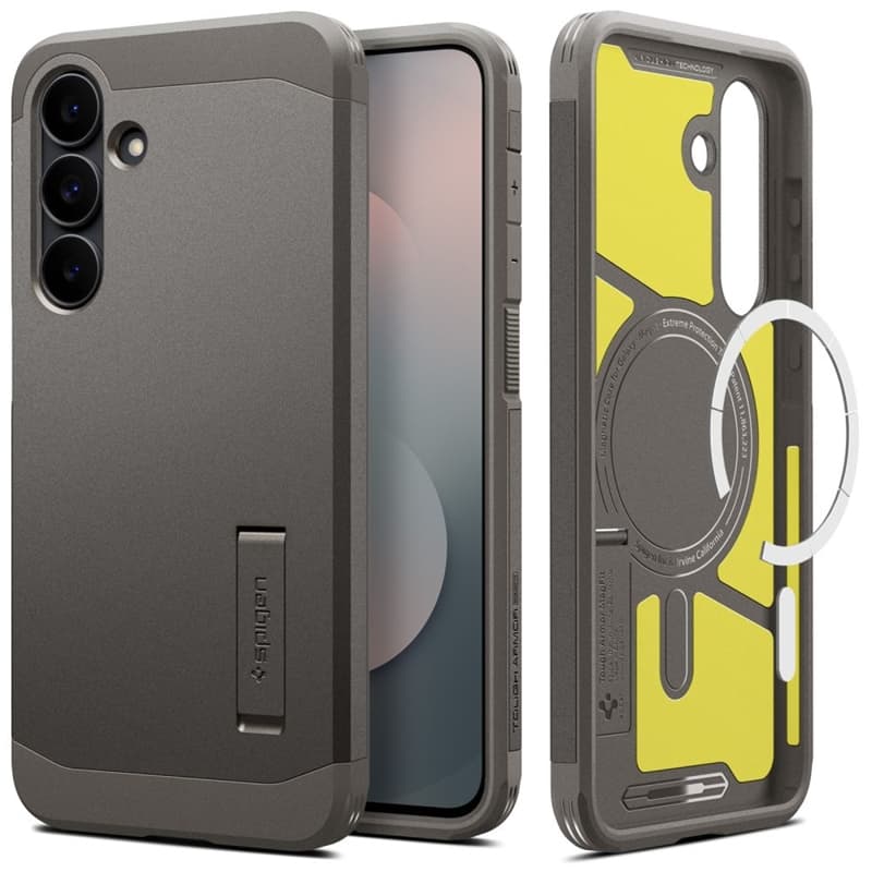 Spigen Tough Armor MagSafe - Case for Samsung Galaxy S25 FE (Gunmetal) 2