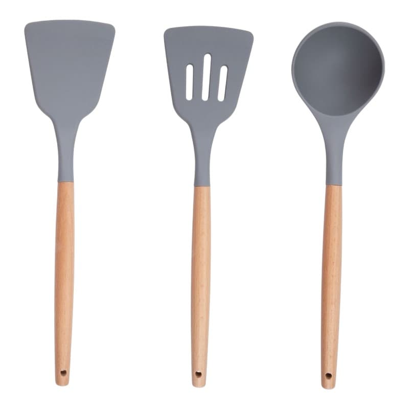 Alpina - Set of silicone kitchen utensils with a stand, 12 pieces 3