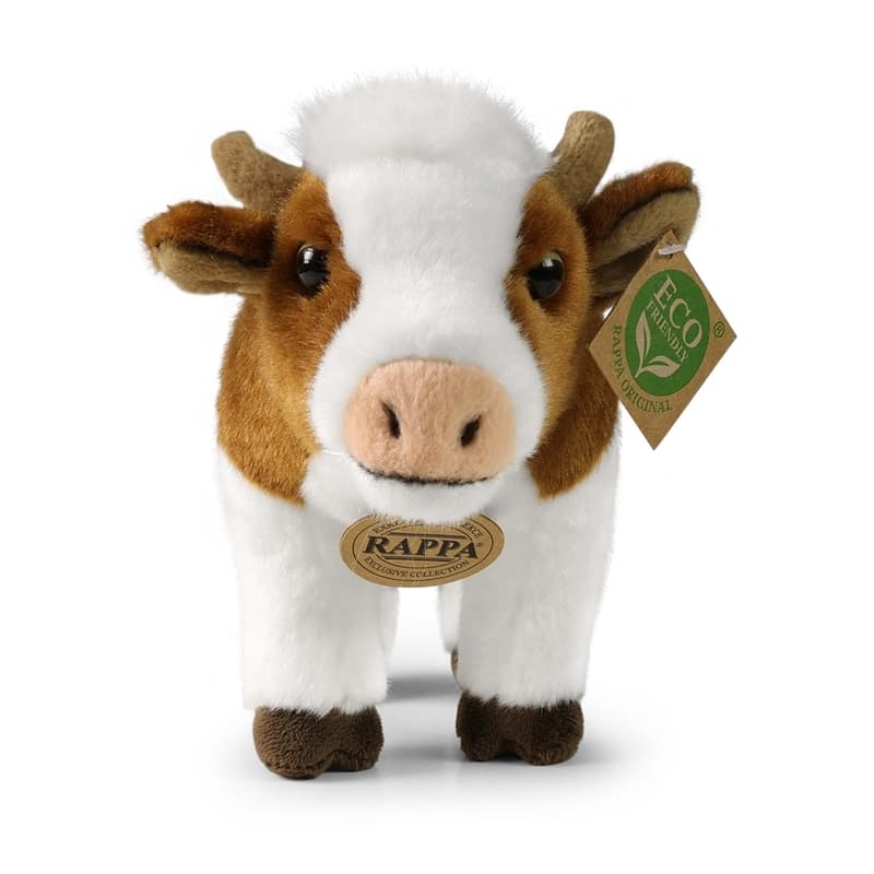 Rappa - Plush Realistic Toy Cow 23 cm Eco-Friendly 2