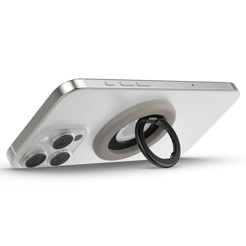 Spigen Nano Pop MagSafe Phone Ring - Finger holder with stand function (Truffle Grey) 7