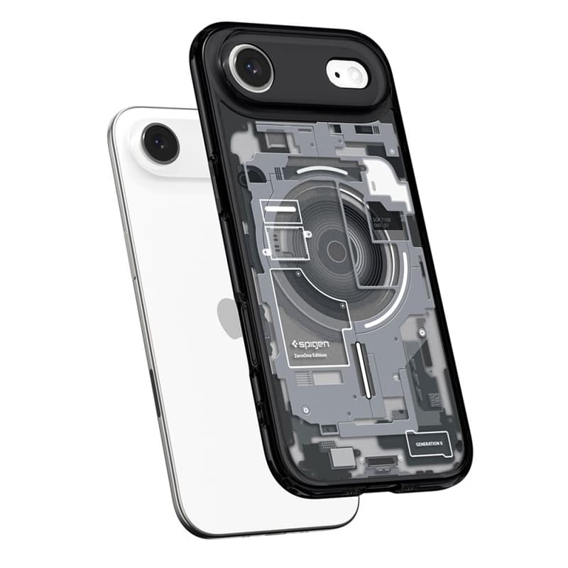 Spigen Ultra Hybrid Mag MagSafe - Case for iPhone Air (Zero One Black) 5
