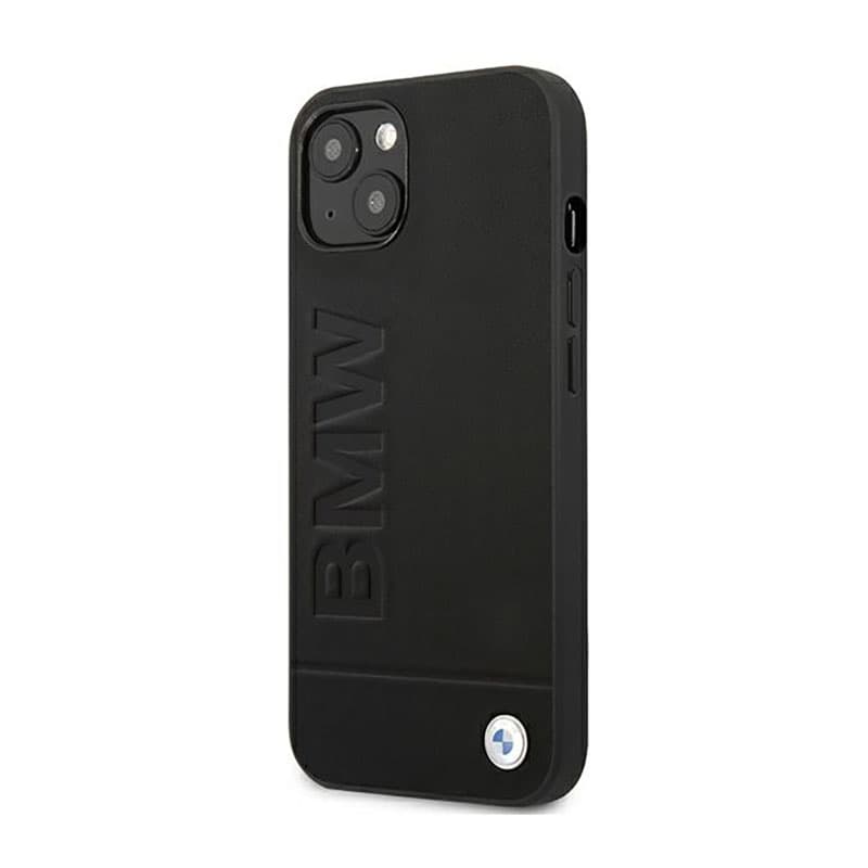 BMW Leather Hot Stamp - Case for iPhone 14 Plus (Black) 2