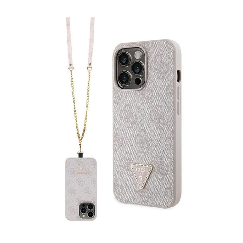 Guess Crossbody 4G Metal Logo - iPhone 13 Pro Max Case (pink) 1