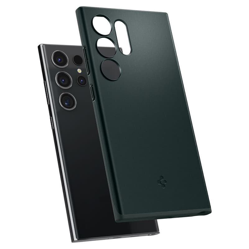 Spigen Thin Fit - Case for Samsung Galaxy S24 Ultra (Abyss Green) 6