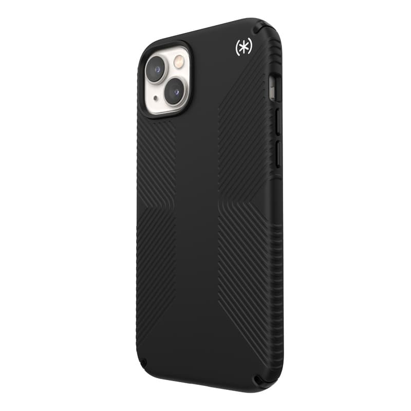 Speck Presidio2 Grip MagSafe - Anti-slip iPhone 14 Plus Case (Black / Black / White) 4