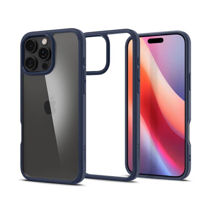Spigen Ultra Hybrid - Case for iPhone 16 Pro Max (Navy Blue) 3