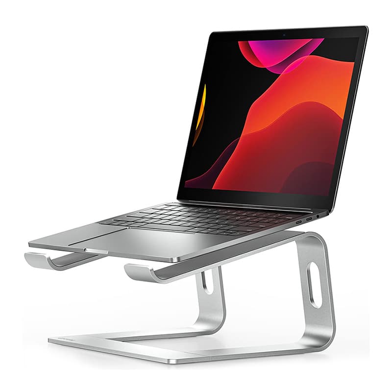 Crong AluBench – Aluminum Laptop Stand (Silver) 1