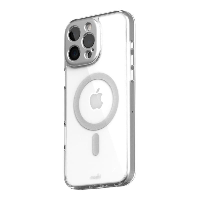 Moshi iGlaze MagSafe - Case for iPhone 16 Pro Max (Luna Silver) 2
