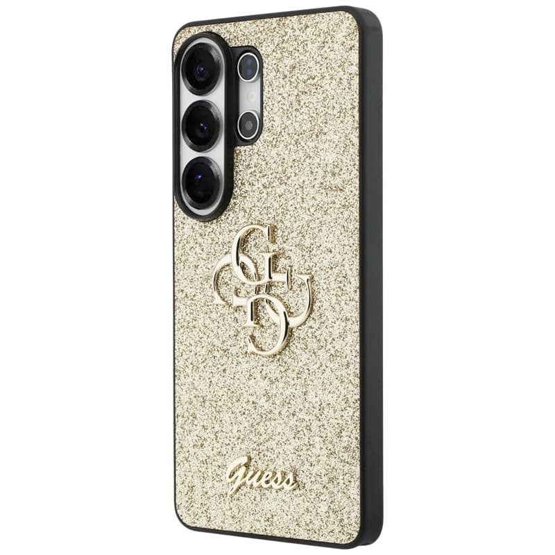 Guess Fixed Glitter Big 4G Metal Logo - Samsung Galaxy S26 Ultra Case (Gold) 2
