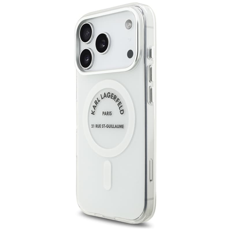 Karl Lagerfeld IML Karl RSG Logo MagSafe - Case for iPhone 17 Pro (transparent) 2