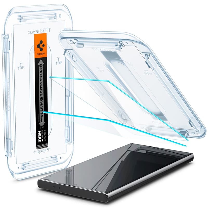 Spigen GLAS.TR EZ FIT 2-Pack - Tempered glass for Samsung Galaxy S24 Ultra (2 pieces) 8