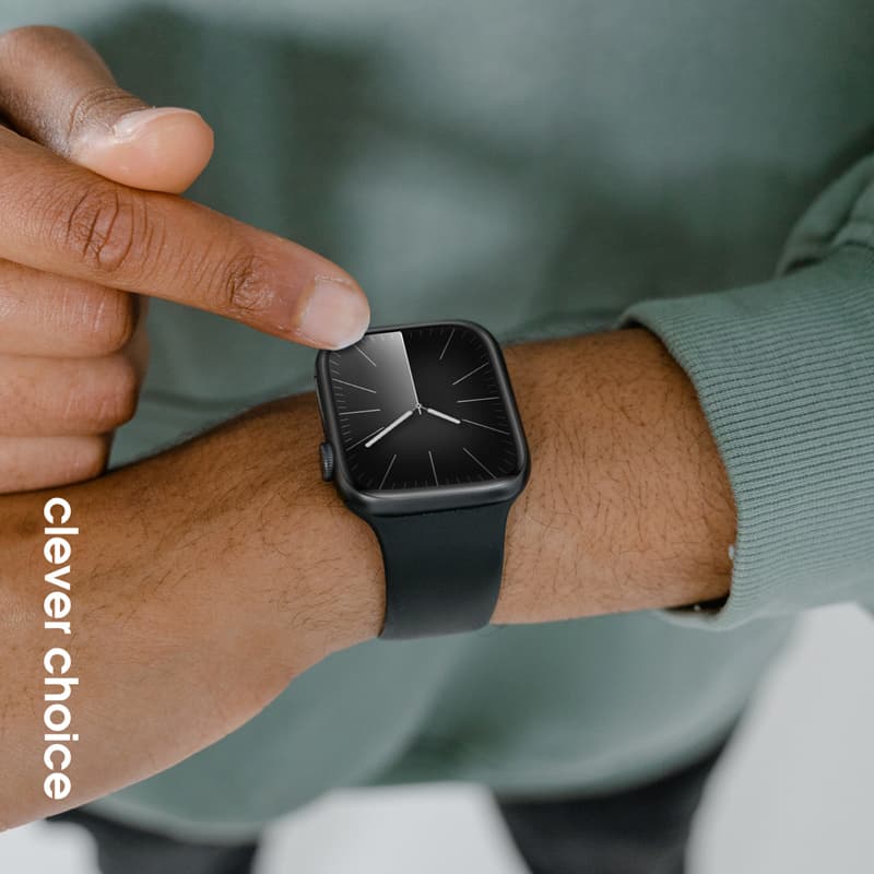 Crong Liquid - Apple Watch Band 44/45/46/49 mm (Black) 4