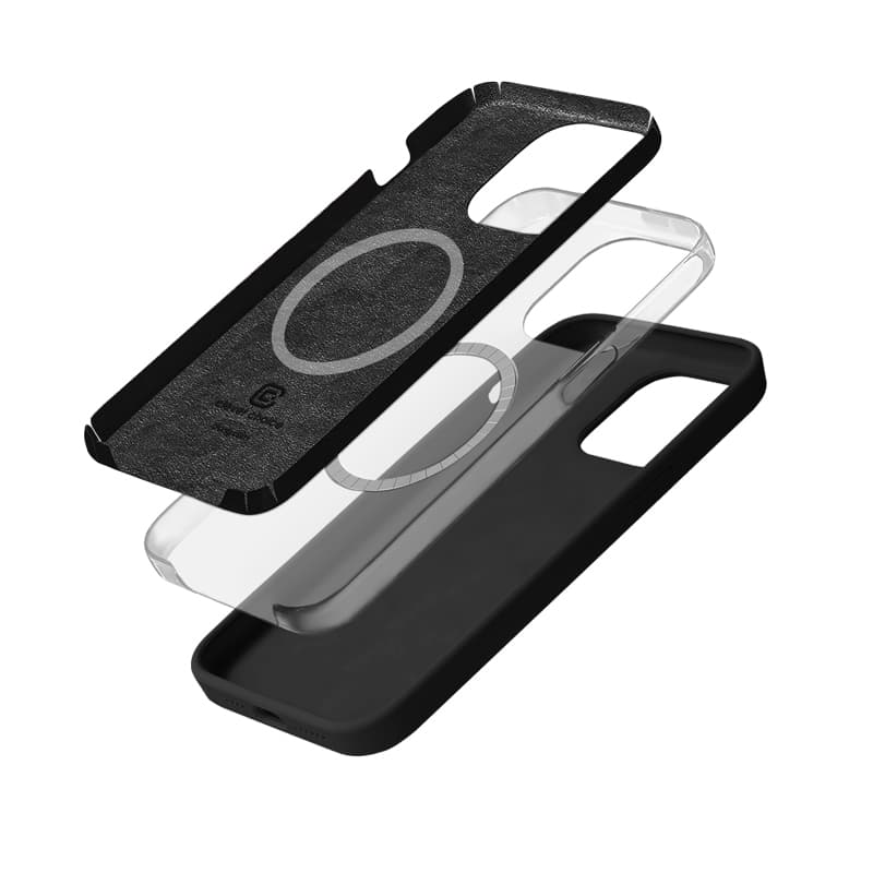 Crong Color Cover Magnetic - iPhone 15 Pro Max MagSafe Case (Black) 3