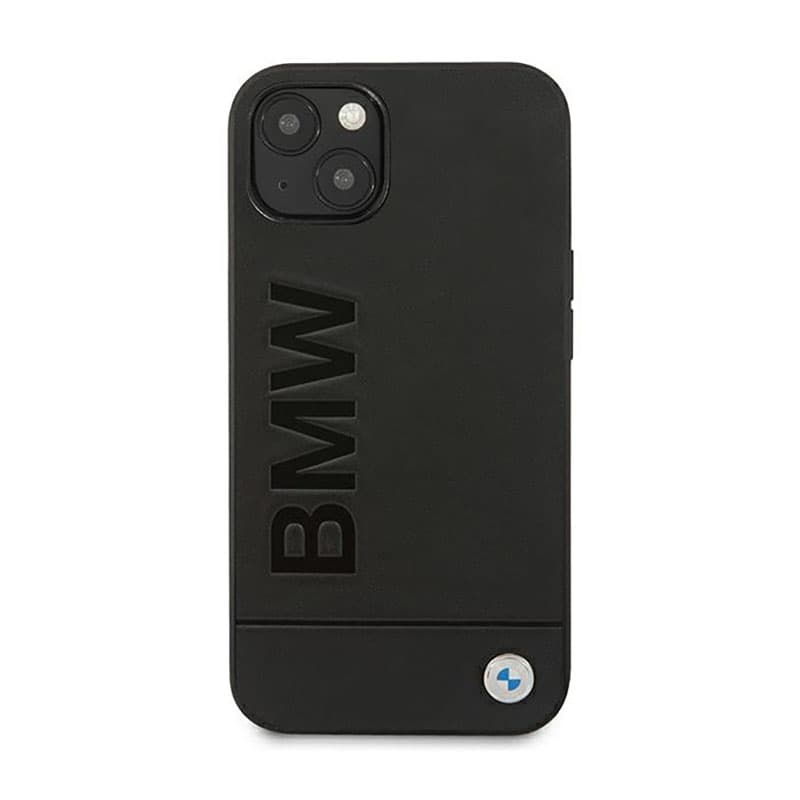 BMW Leather Hot Stamp - Case for iPhone 14 Plus (Black) 3