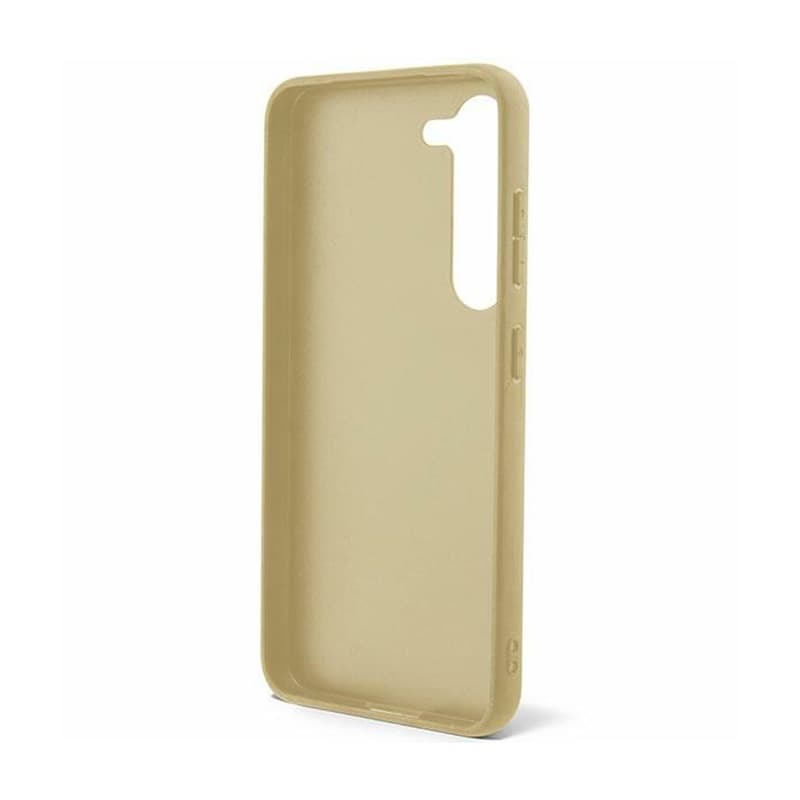 Guess Glitter Flakes Metal Logo Case - Case for Samsung Galaxy S24+ (gold) 4