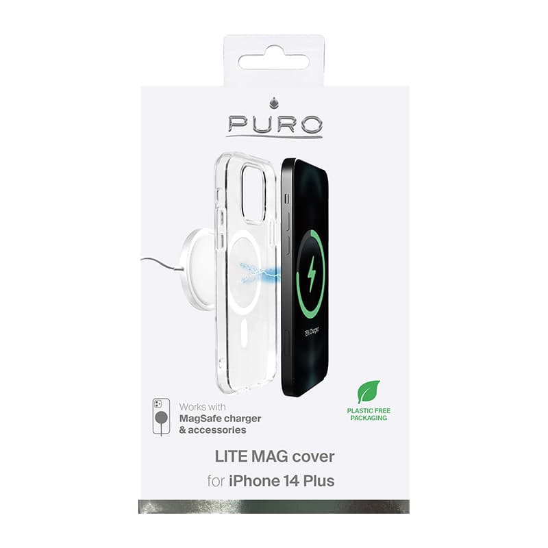 PURO LITEMAG - Case for iPhone 14 Plus MagSafe (clear) 5