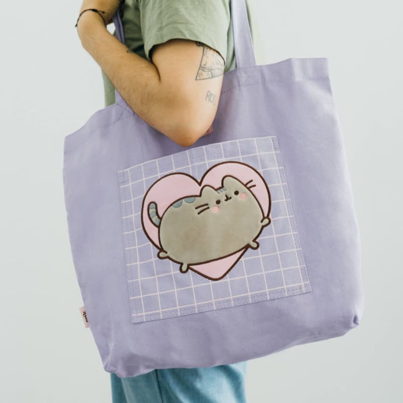 Pusheen - Cotton shoulder bag from the Moments collection (37 x 41 cm) 3