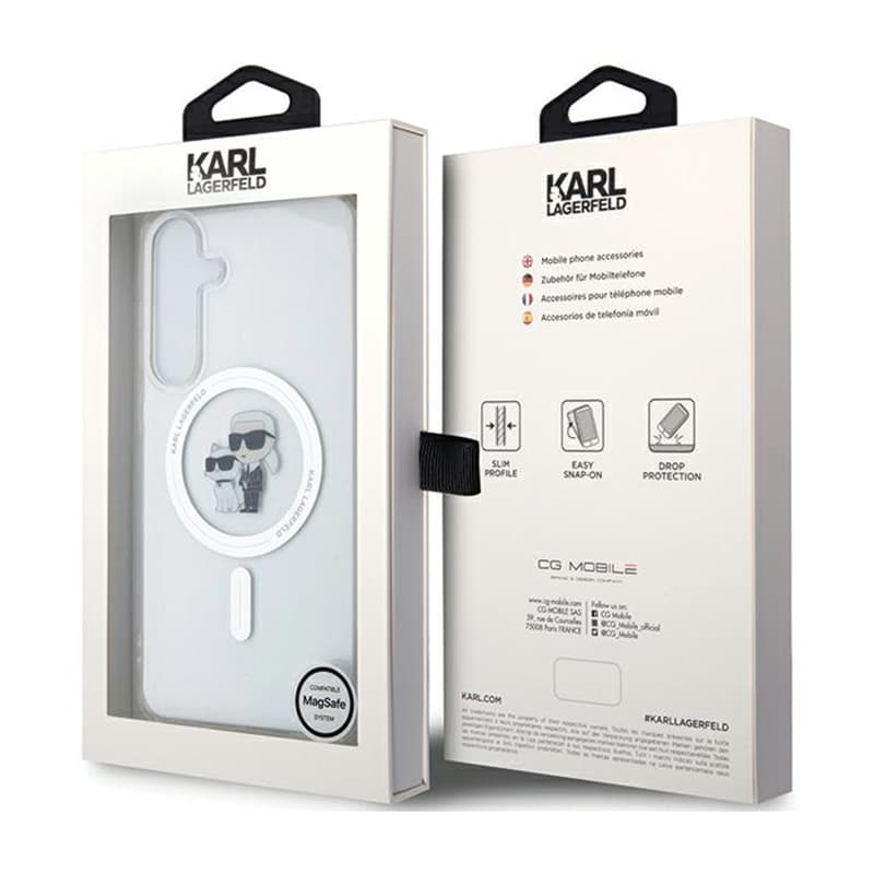 Karl Lagerfeld IML Karl & Choupette MagSafe - Samsung Galaxy S24 case (transparent) 8