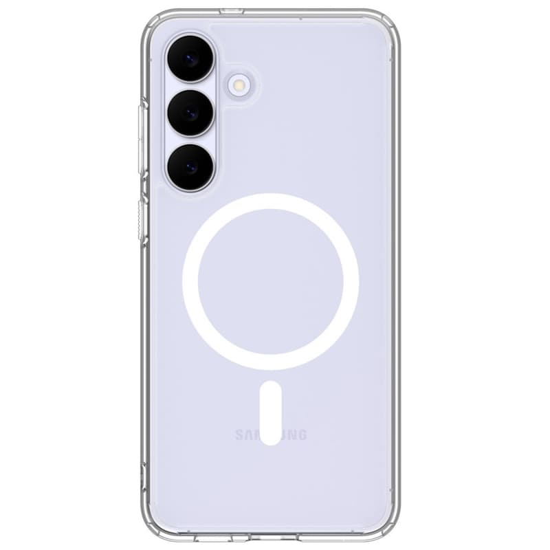 Spigen Ultra Hybrid Mag MagSafe - Case for Samsung Galaxy S25 FE (Clear/White) 2