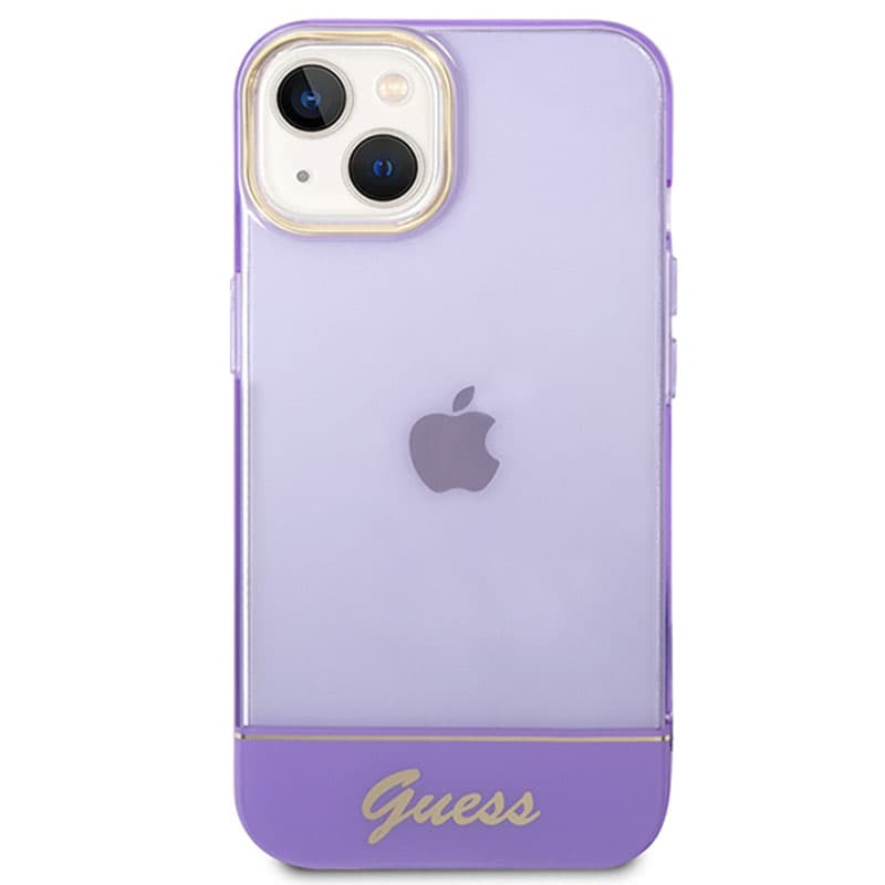 Guess Translucent - Case for iPhone 14 Plus (Purple) 3
