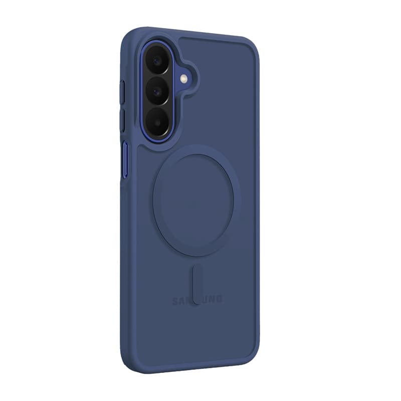 Crong Hybrid Matte Magnetic - MagSafe Case Samsung Galaxy A27 5G (Navy Blue) 3