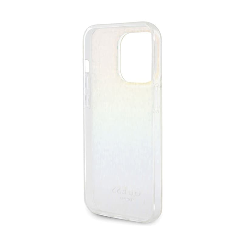 Guess IML Faceted Mirror Disco Iridescent - Case for iPhone 14 Pro Max (Iridescent) 6