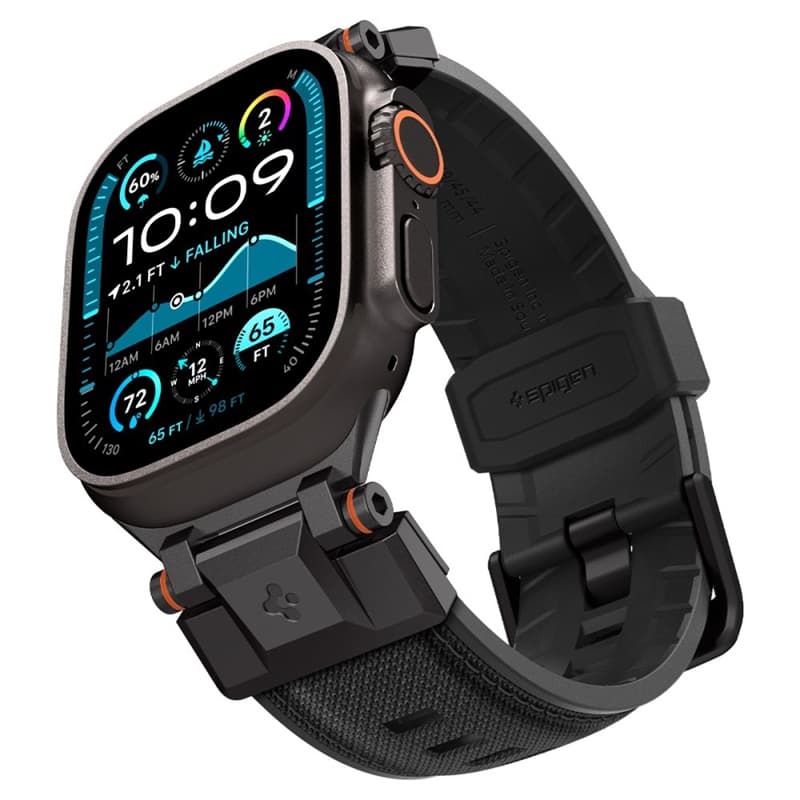 Spigen DuraPro Armor - Band for Apple Watch 44/45/46/49 mm (Black Edition) 8