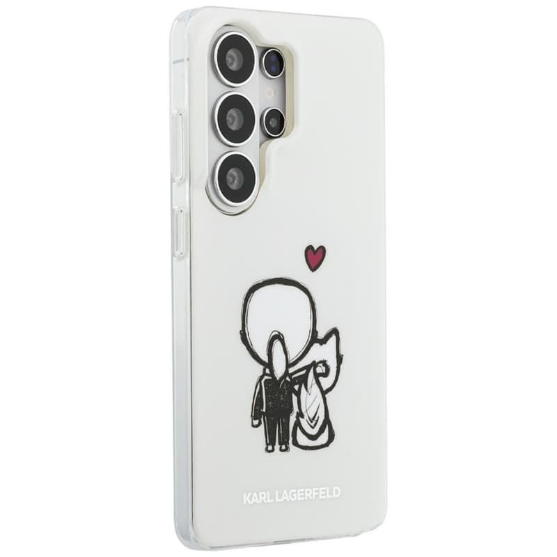 Karl Lagerfeld IML Karl & Choupette MagSafe - Samsung Galaxy S26 Ultra Case (Clear) 4