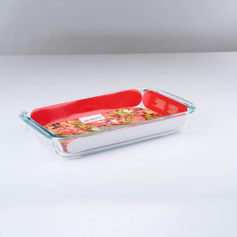 Alpina - Glass ovenproof dish 34.5x20.5x5 cm 2.2 L 3