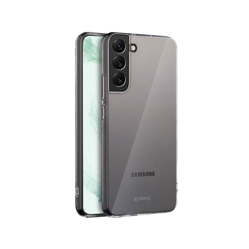 Crong Crystal Slim Cover - Samsung Galaxy S22+ Case (Transparent)