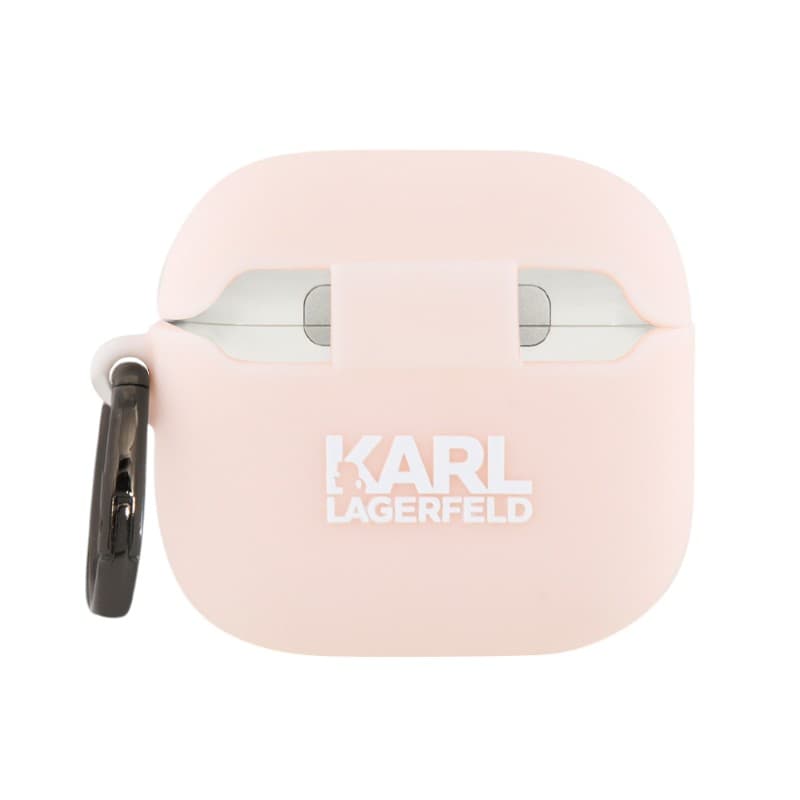 Karl Lagerfeld Silicone Choupette Head 3D - AirPods 4 Case (pink) 2
