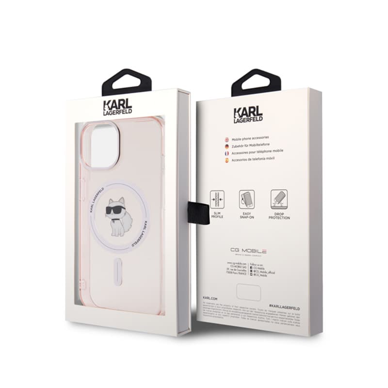 Karl Lagerfeld IML Choupette MagSafe - Case for iPhone 15 (pink) 8