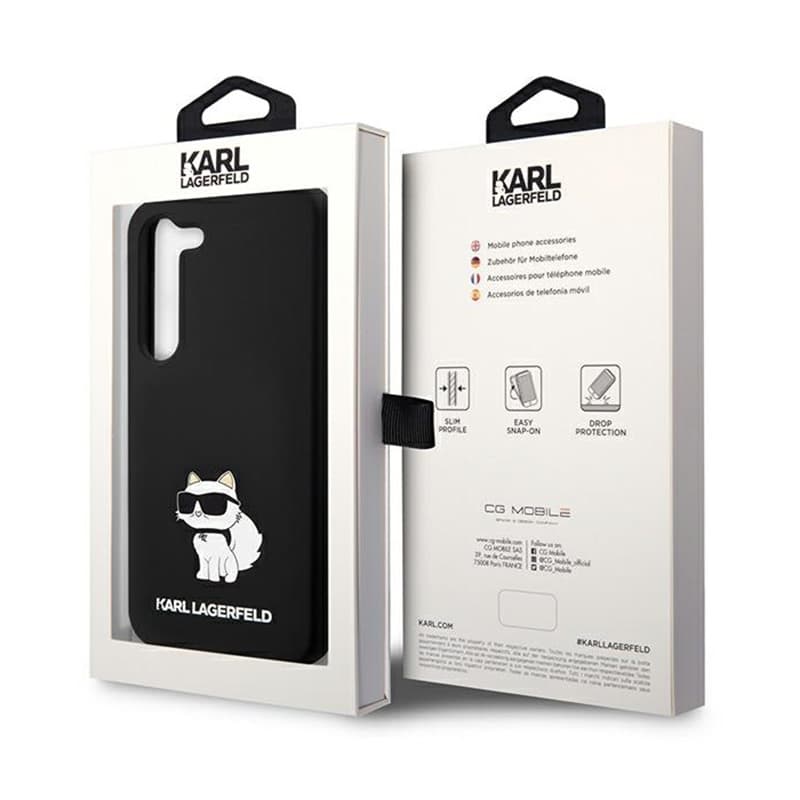 Karl Lagerfeld Silicone Choupette - Samsung Galaxy S24+ Case (black) 8