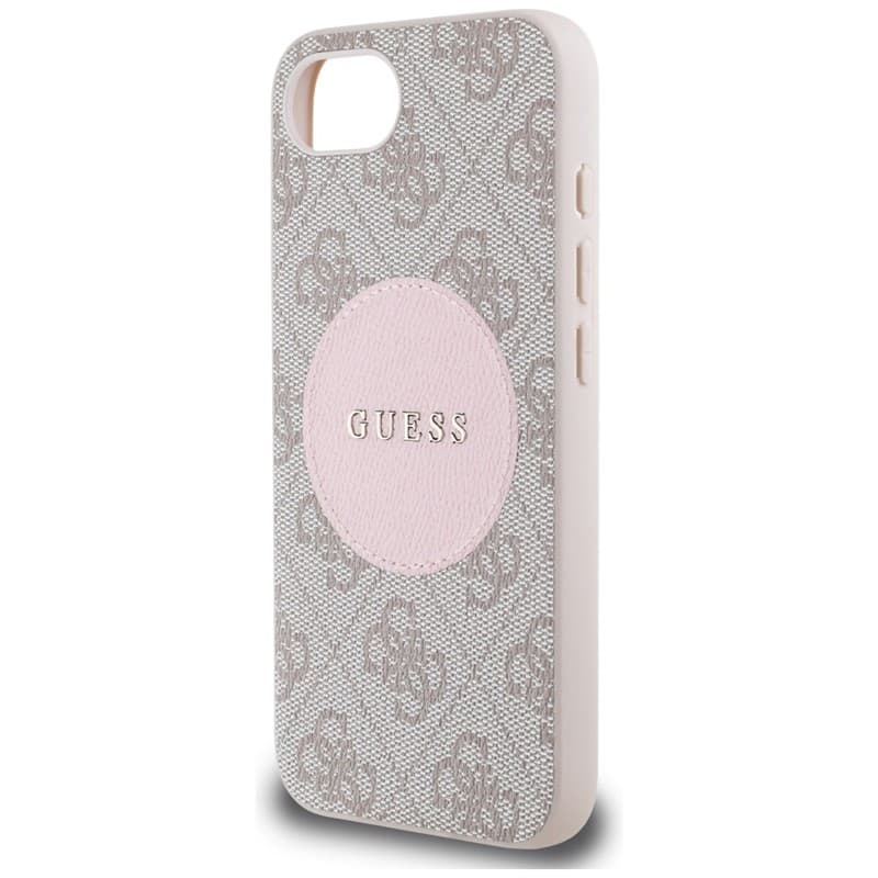 Guess 4G Circle Classic Logo MagSafe - Case for iPhone 16e (pink) 6