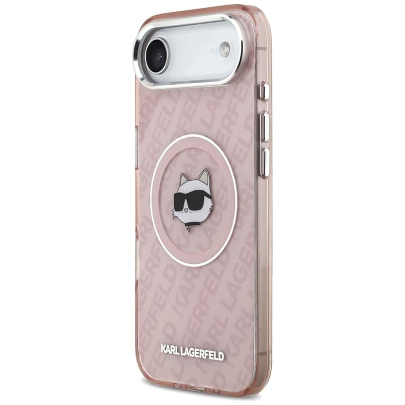 Karl Lagerfeld IML Choupette Head Logo MagSafe - Case iPhone Air (Pink) 2