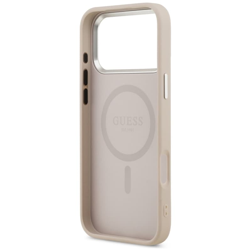 Guess Triangle Logo MagSafe - Case iPhone 17 Pro (Pink) 7