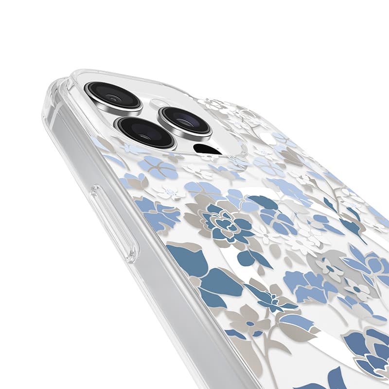 Kate Spade New York Protective Gems MagSafe - Case for iPhone 16 Pro Max (Flowerbed Blue) 8