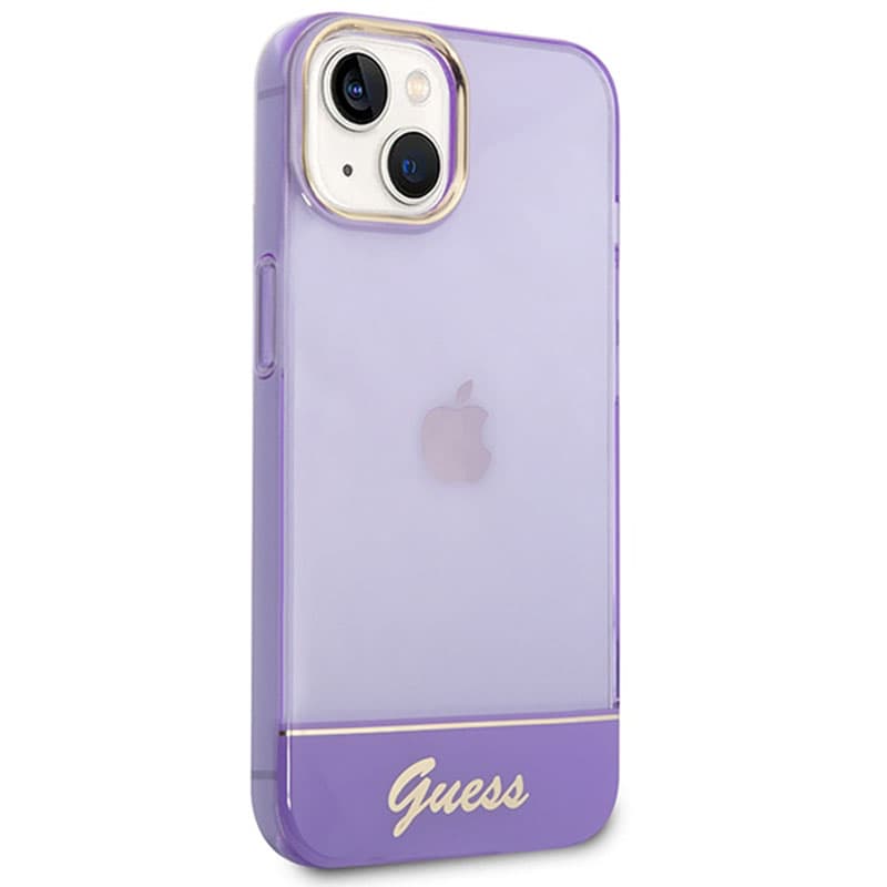 Guess Translucent - Case for iPhone 14 Plus (Purple) 4