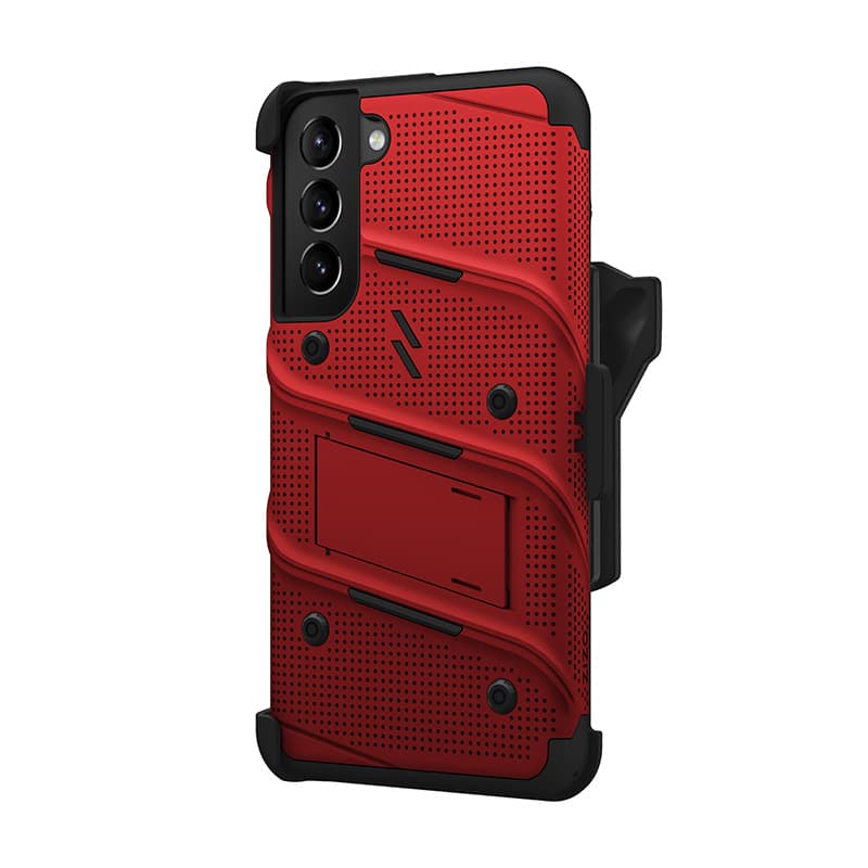 ZIZO BOLT Bundle Samsung Galaxy S22+ Case - Red & Black 3