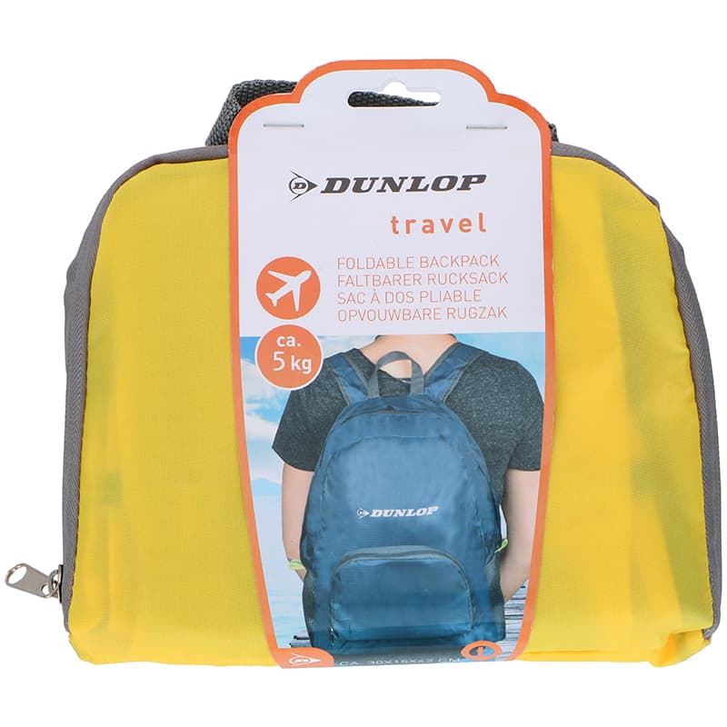 Dunlop - Folding backpack (yellow) 3
