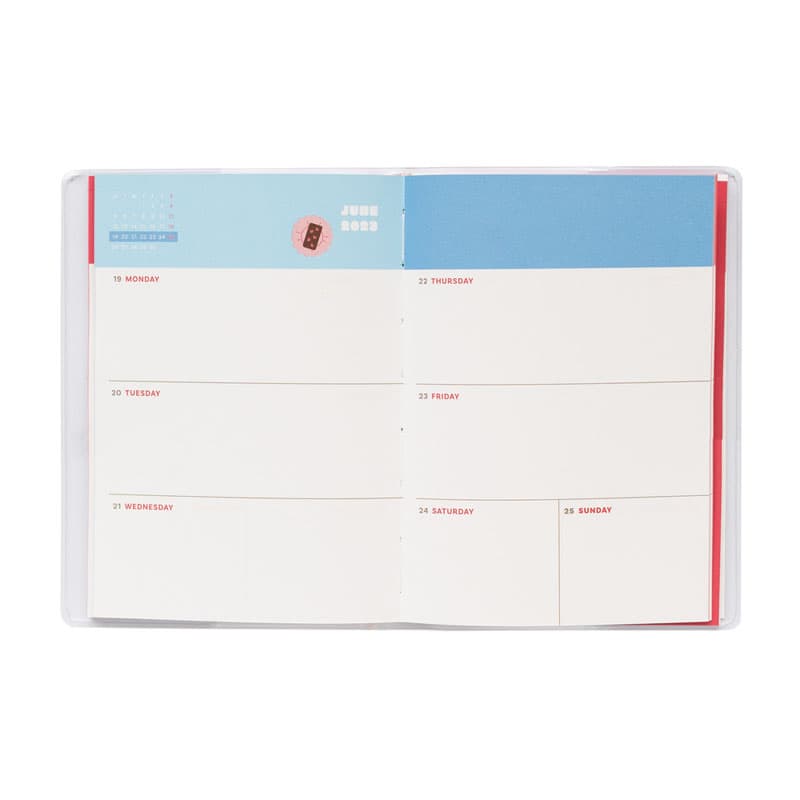 Pusheen - Calendar / weekly planner 2022/2023 (11x15.5 cm) 4