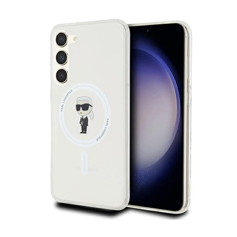 Karl Lagerfeld IML Ikonik MagSafe - Case for Samsung Galaxy S23+ (Transparent)