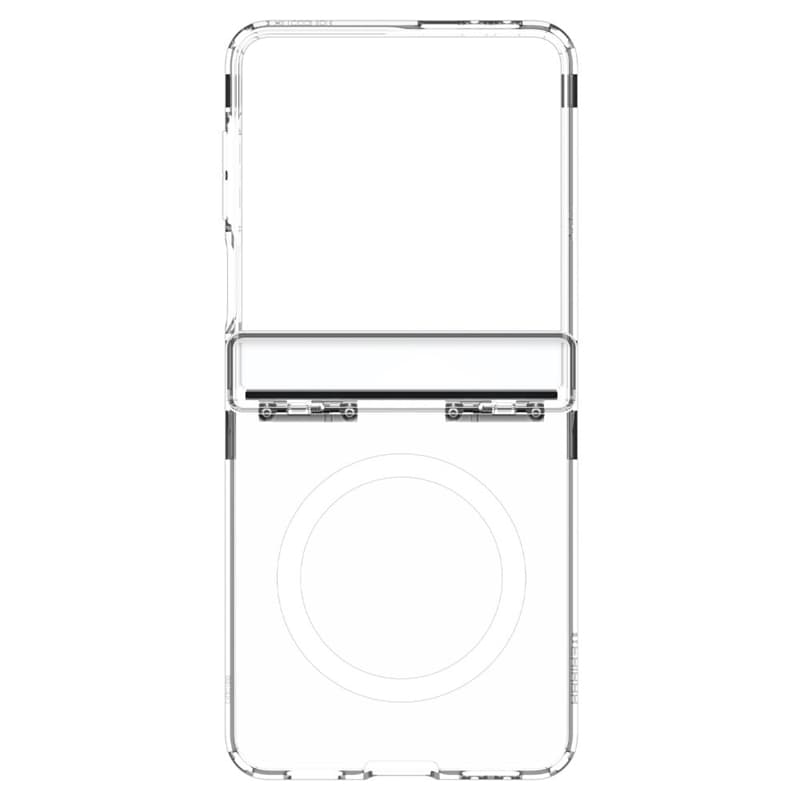 Spigen Ultra Hybrid Pro Mag MagSafe - Case for Samsung Galaxy Z Flip 7 (Clear/White) 6